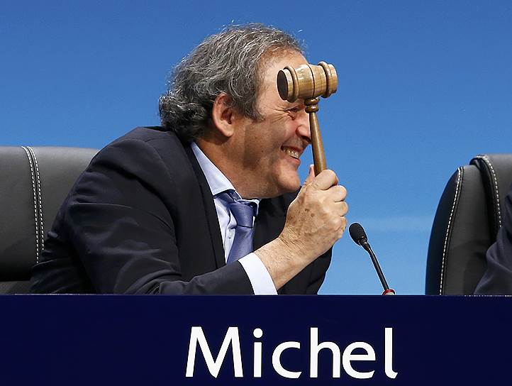 Президент UEFA Мишель Платини
