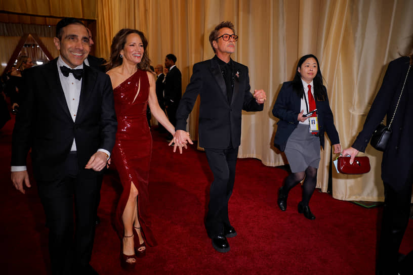 Роберт Дауни-младший с супругой Сьюзан на церемонии вручения премии «Оскар» в Лос-Анджелесе (США), 2025 год