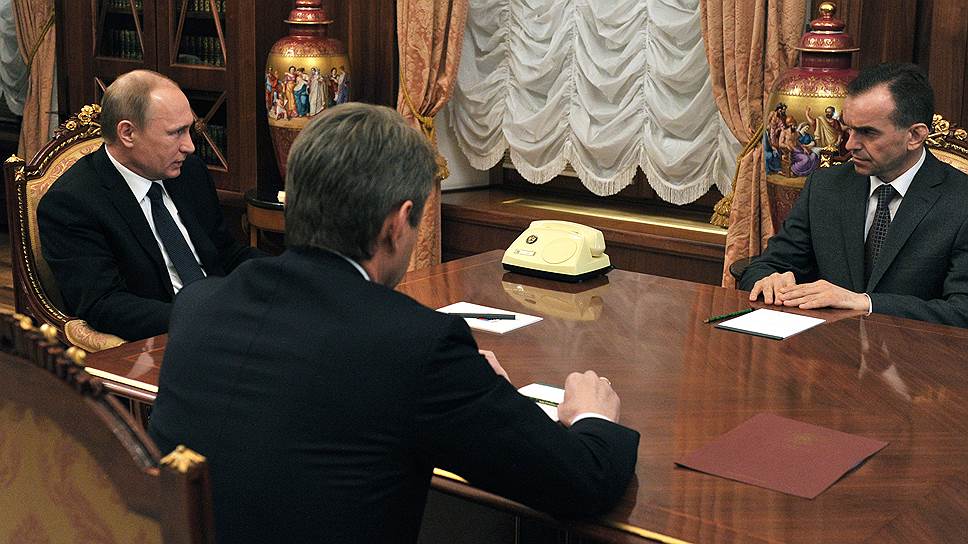 Владимир Путин выбрал главу Кубани с Александром Ткачевым