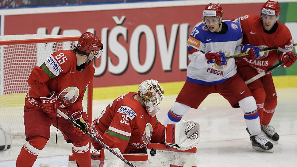 Как сборная России отпраздновала на белорусах