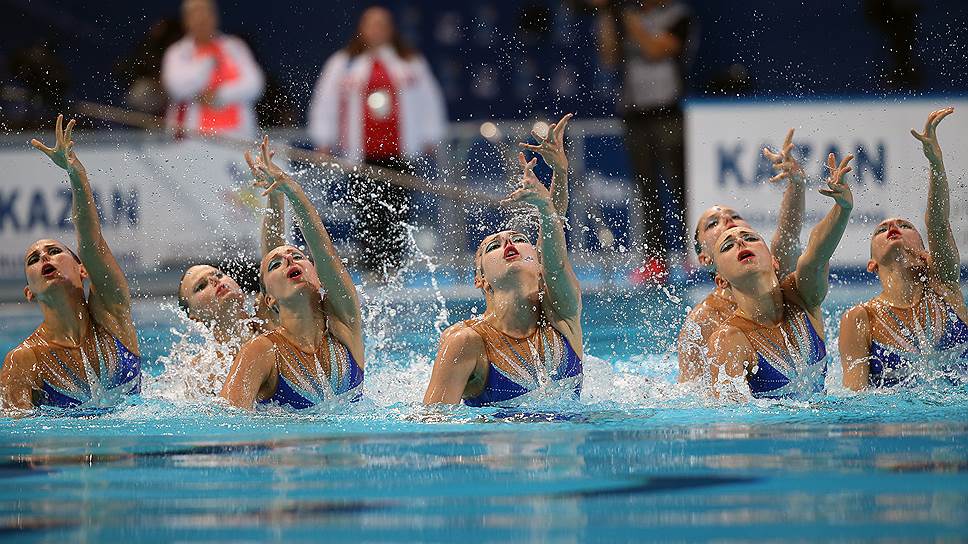 2 место: сборная России по синхронному плаванию (15 очков)&lt;br>Первое место в медальном зачете чемпионата мира