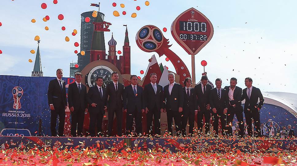 1000 дней в Москве будут работать футбольные часы