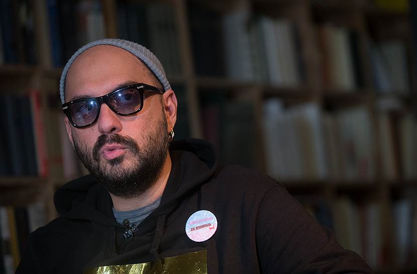Режиссер Кирилл Серебренников на премьере собственного спектакля «Кому на Руси жить хорошо» в «Гоголь-центре», которая состоялась в рамках фестиваля искусств «Черешневый лес»