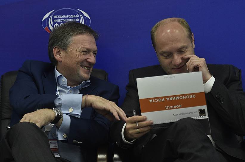 Бизнес-омбудсмен Борис Титов (слева) и министр по развитию Дальнего Востока Александр Галушка