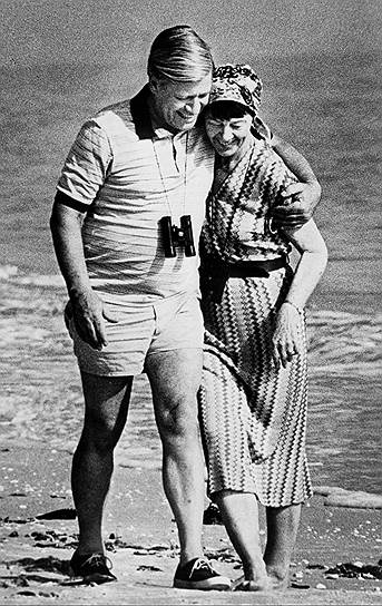 Гельмут Шмидт со своей женой Ханнелоре
