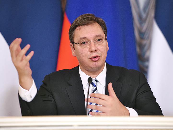 Премьер-министр  Сербии Александр Вучич 