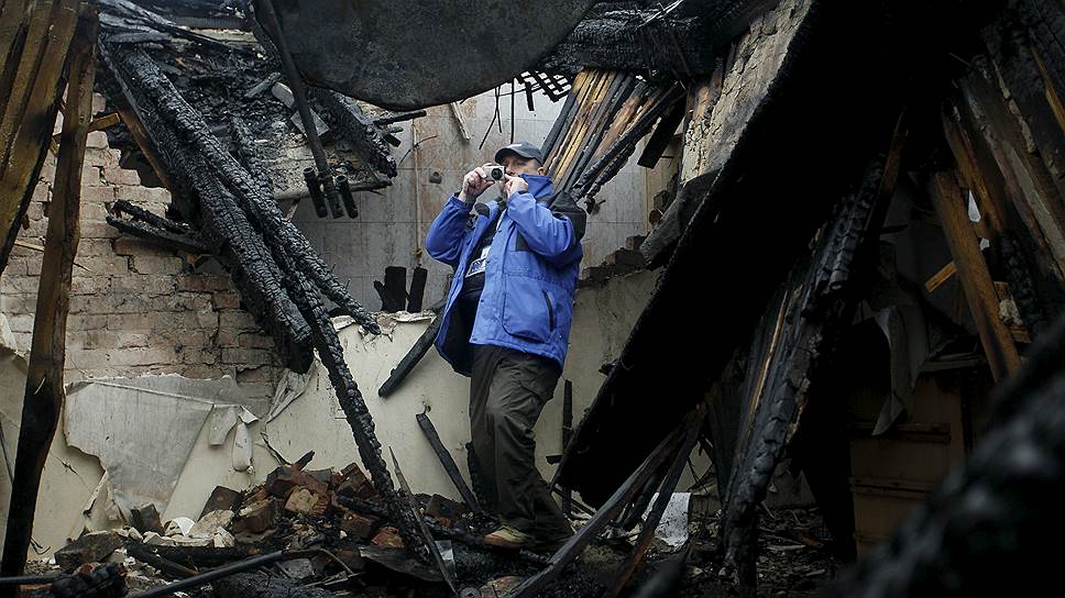Как представители ОБСЕ попали под обстрел в Донбассе