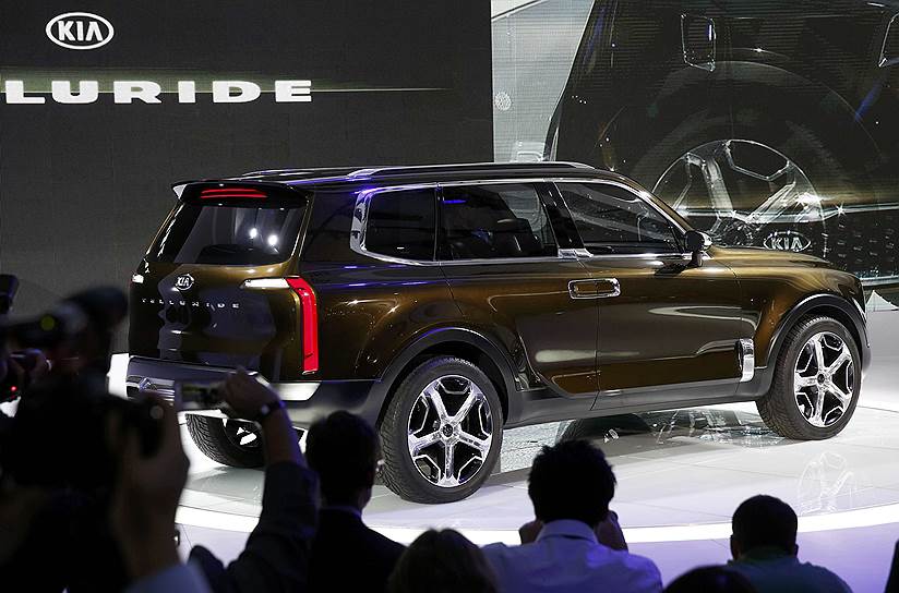 Kia представила внедорожник с гибридным приводом —   Telluride 