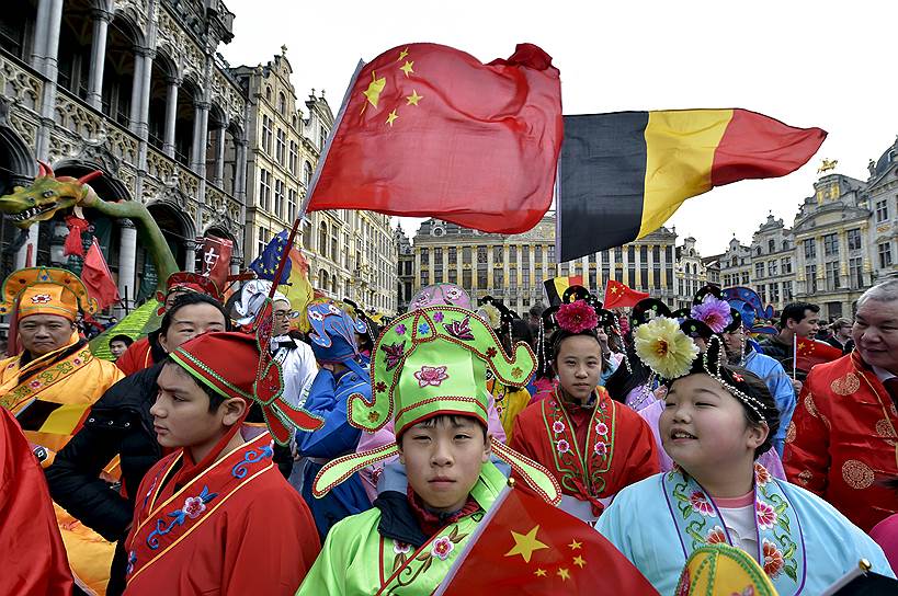 Праздничное шествие в Брюсселе, Бельгия