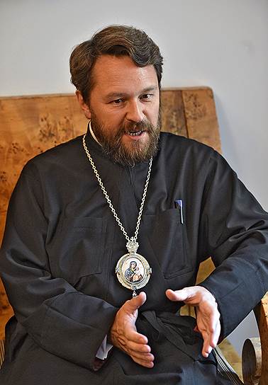 Председатель Отдела внешних церковных связей Московского Патриархата митрополит Волоколамский Иларион 