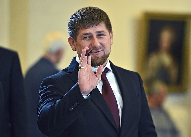 Глава Чеченской республики Рамзан Кадыров 