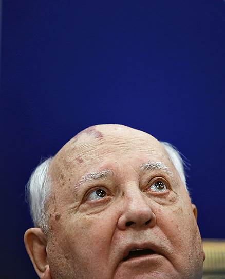 Первый президент СССР, лидер Российской объединенной социал-демократической партии Михаил Горбачев 