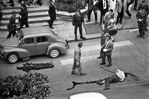 17 октября 1961 года в Париже произошел расстрел мирной демонстрации алжирцев, получивший название «Парижская резня». Выходцы из Алжира протестовали против войны между Францией и Алжиром (1954-1962). В результате стрельбы, по официальным данным, погибли 40 человек