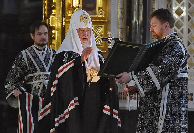 Вечерня с чином прощения в кафедральном соборном Храме Христа Спасителя