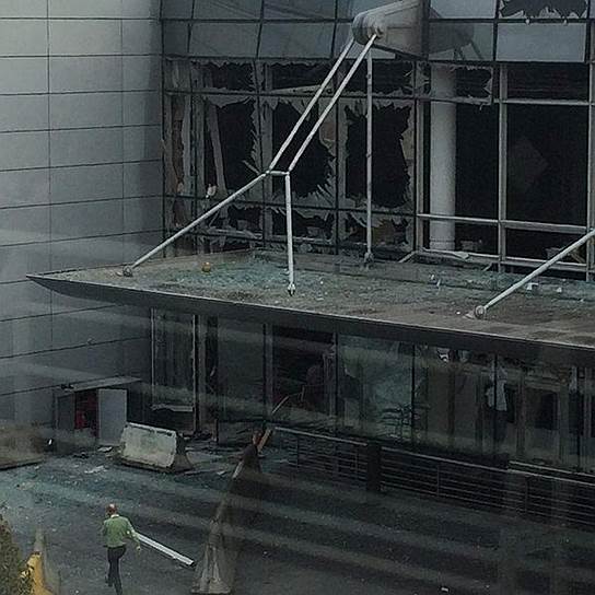 Последствия взрыва в аэропорту Брюсселя