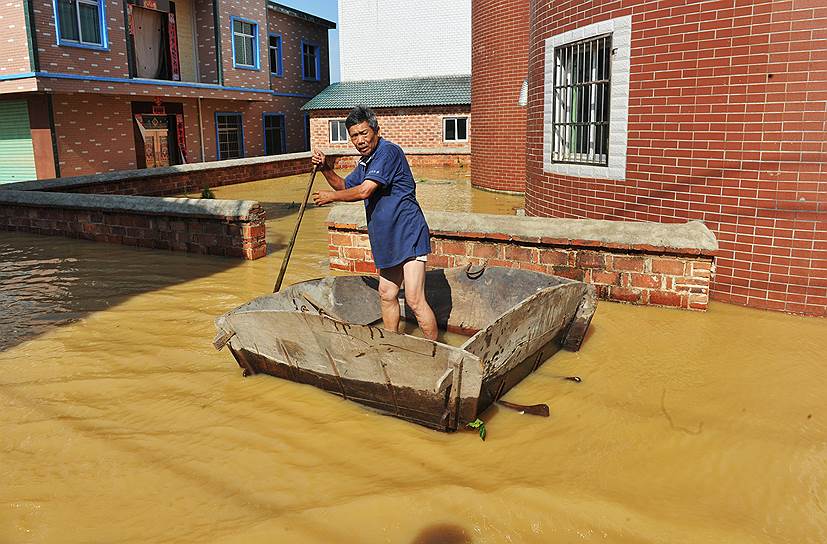 Цзянси, Китай. Наводнение в провинции Цзянси
