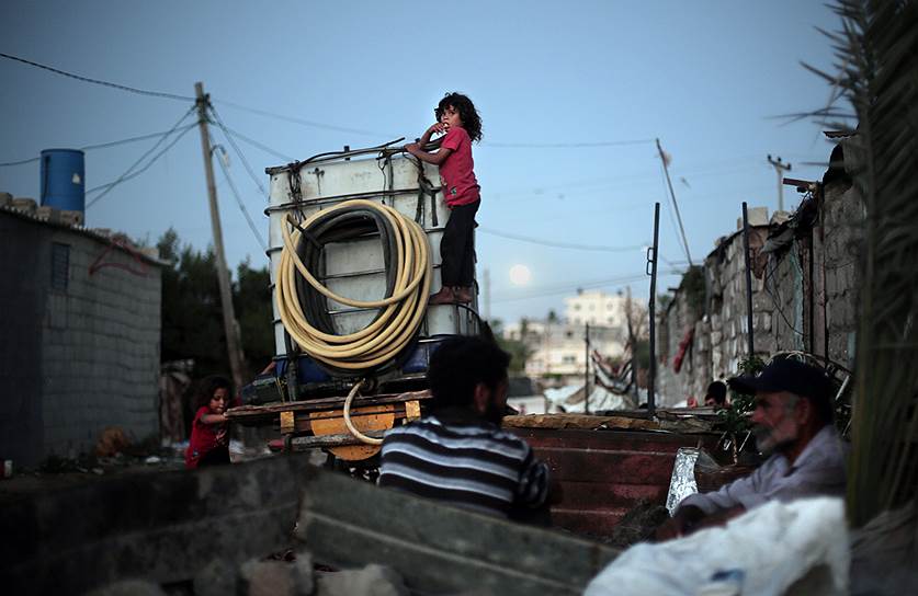 Сектор Газа, Палестина. Лагерь для беженцев Хан-Юнис в южной части сектора Газа