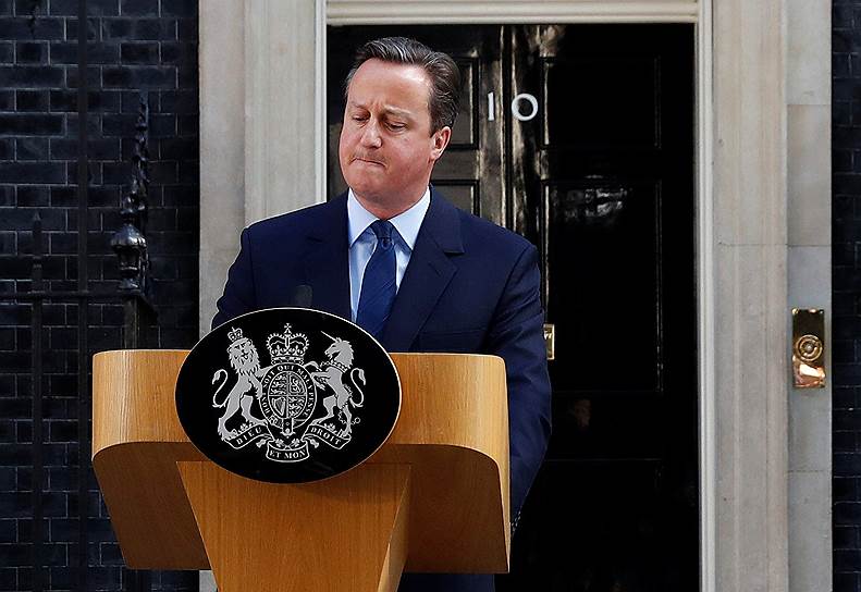 24 июня. Премьер-министр Великобритании Дэвид Кэмерон заявил, что уйдет в отставку после поражения сторонников евроинтеграции на референдуме 