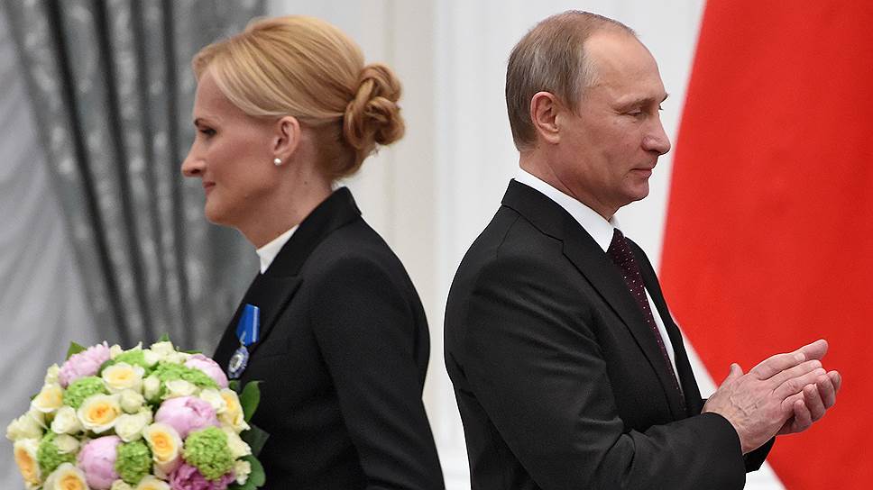 Председатель Государственной думы России по безопасности и противодействию коррупции Ирина Яровая  и президент России Владимир Путин 