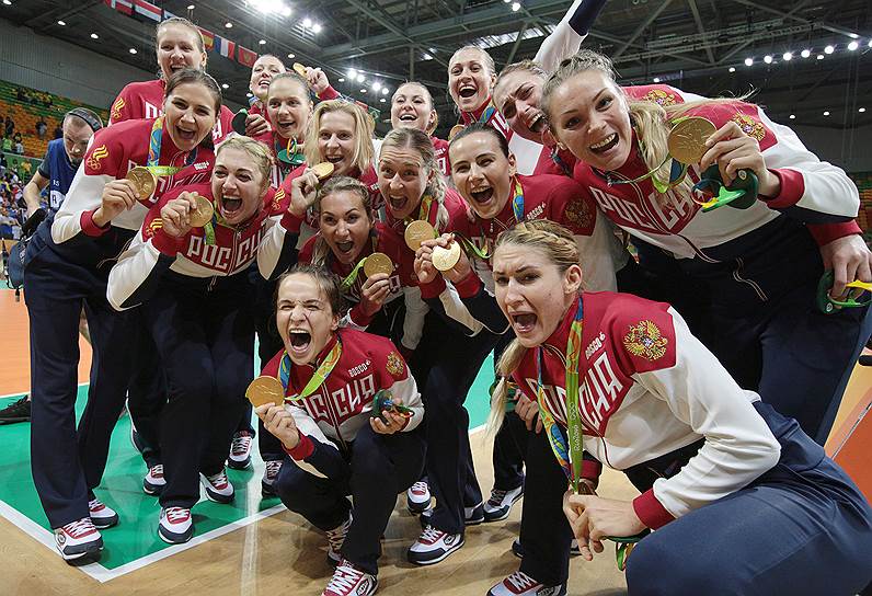 Золото. Женская сборная России по гандболу