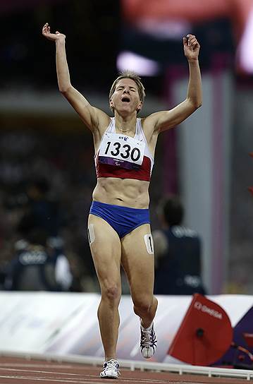Легкоатлетка Елена Паутова, чемпионка летних Паралимпийских игр в Афинах (2004) и Пекине (2008)