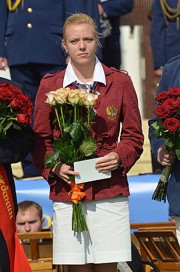Пловчиха Дарья Стукалова, многократная чемпионка мира и призер Паралимпиады-2012 в Лондоне
