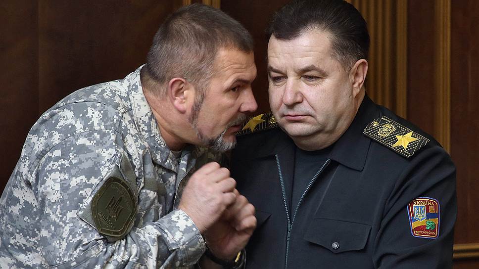 В связи с чем СКР возбудил дело против министра обороны и главы генштаба Украины