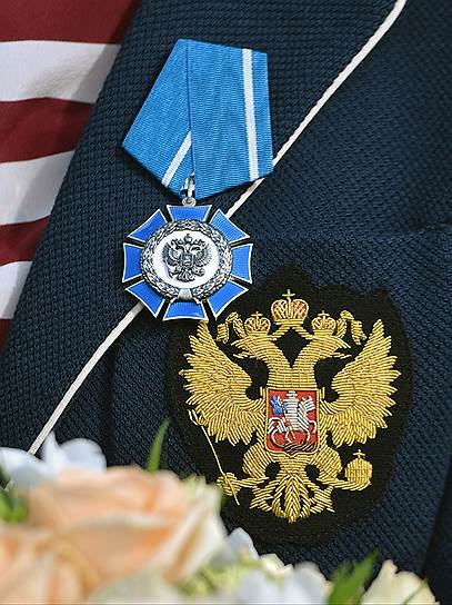 Орден Почета на пиджаке олимпийской чемпионки по фехтованию на саблях Софьи Великой