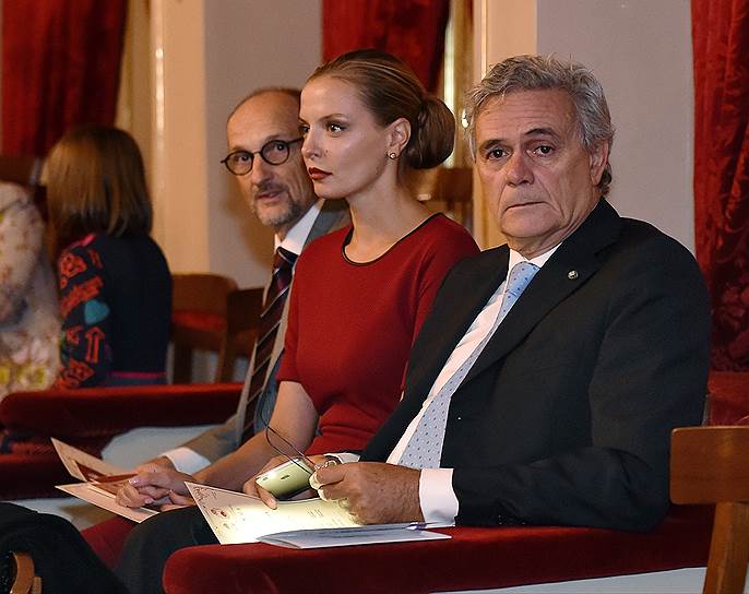 Посол Италии в России Чезаре Мария Рагальини (справа) на опере «Симон Бокканегра»