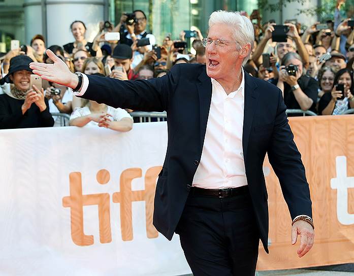 Актер Ричард Гир на Международном кинофестивале в Торонто 