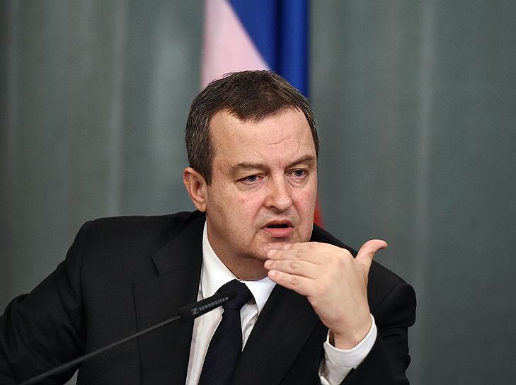 Министр иностранных дел Сербии Ивица Дачич 