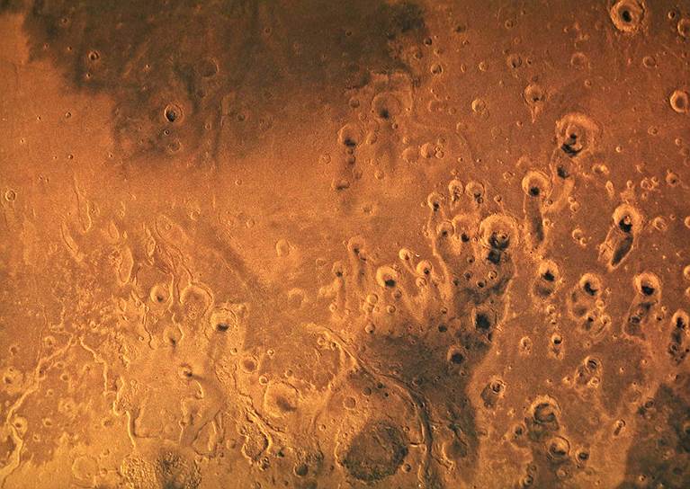 Поверхность Марса, на которую запланирована посадка марсохода «Соджорнер»