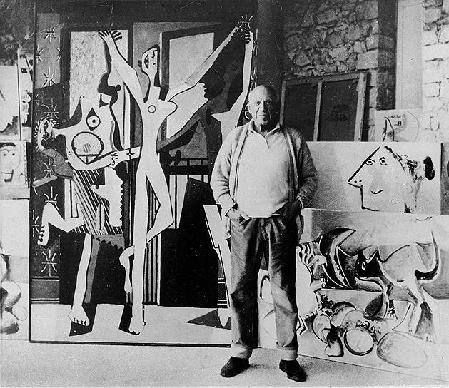 Пабло Пикассо скончался 8 апреля 1973 года в Мужене (Франция) на своей вилле Нотр-Дам-де-Ви. Ему был 91 год. Художник похоронен возле принадлежавшего ему замка Вовенарт