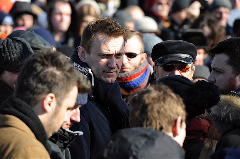 Оппозиционер Алексей Навальный