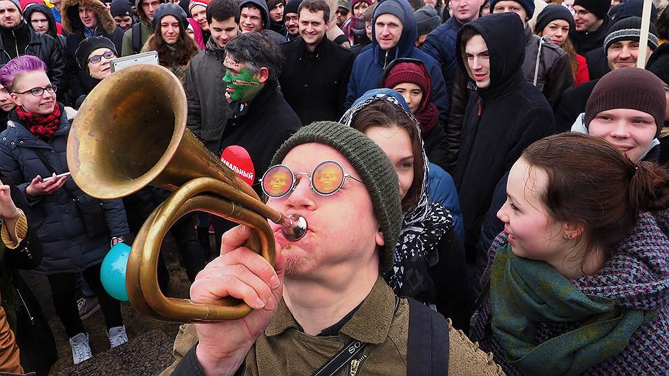 Как в Санкт-Петербурге прошел спонтанный марш
