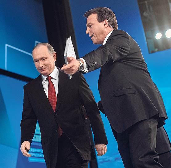Американский телеведущий Джефф Катмор два часа указывал Владимиру Путину направление развязавшейся дискуссии