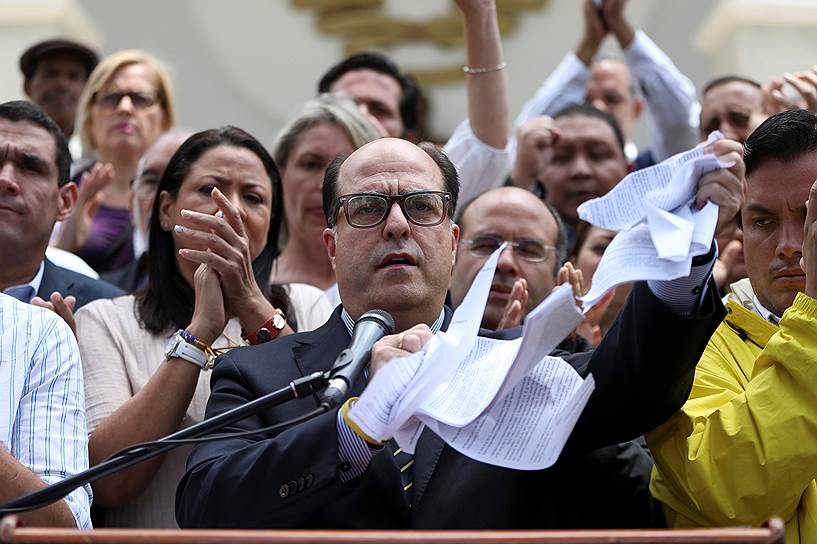 Председатель Национальной ассамблеи Венесуэлы Хулио Борхес