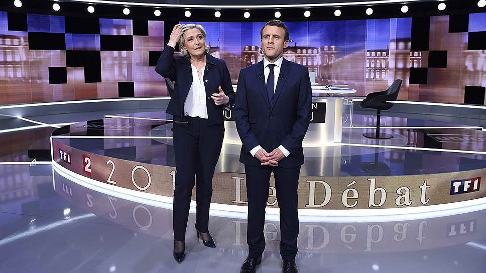 Как прошли телевизионные дебаты между Марин Ле Пен и Эмманюэлем Макроном