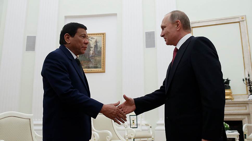 Родриго Дутерте решил наладить поставки российского оружия на Филиппины