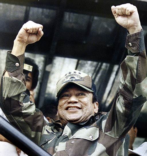 Бывший диктатор Панамы Мануэль Норьега