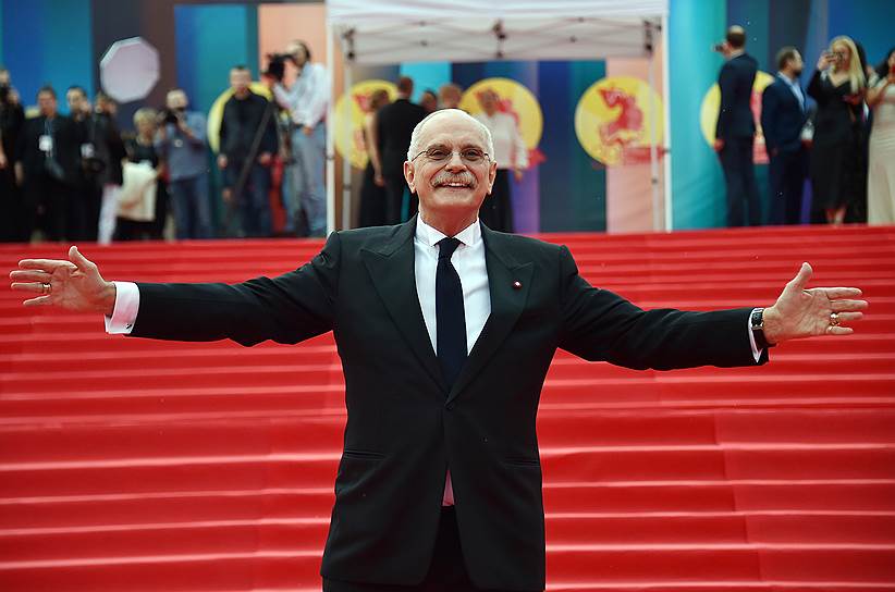 Председатель союза кинематографистов России, кинорежиссер Никита Михалков во время церемонии