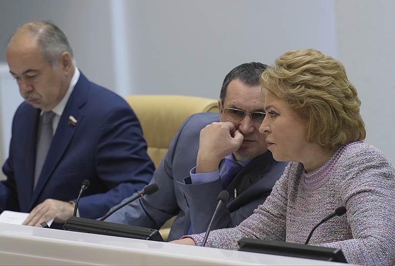 Спикер СФ Валентина Матвиенко 