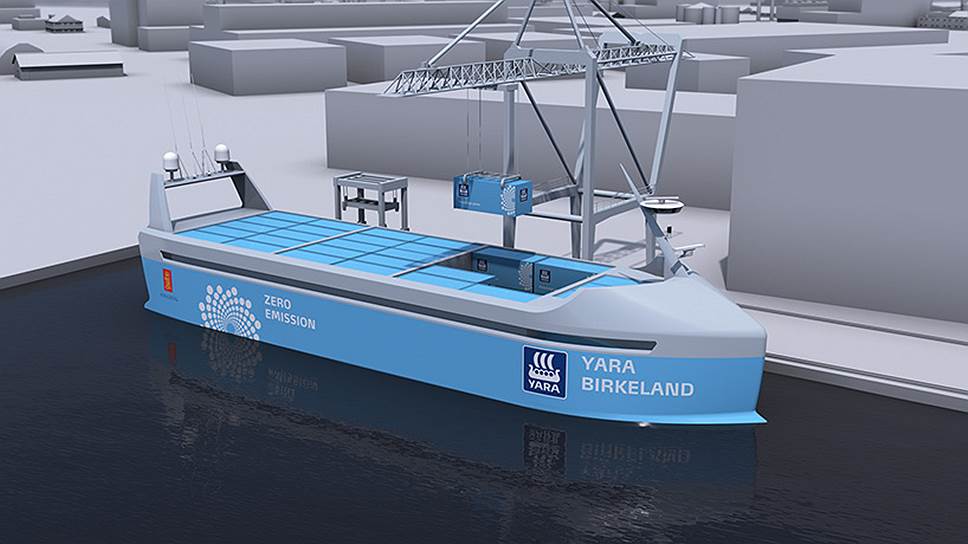 Когда Норвегия построит беспилотное грузовое судно