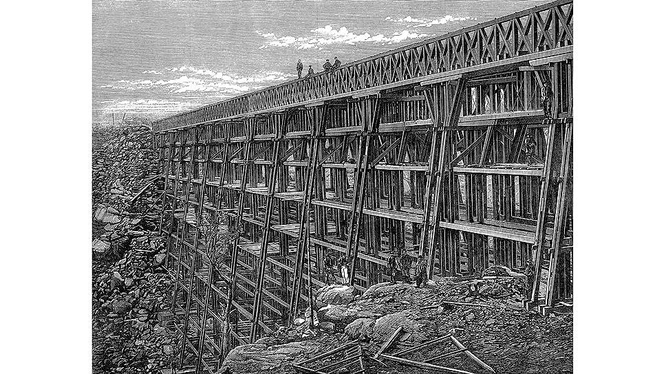 В 1860-е годы железнодорожное строительство в США поднялось на небывалую высоту