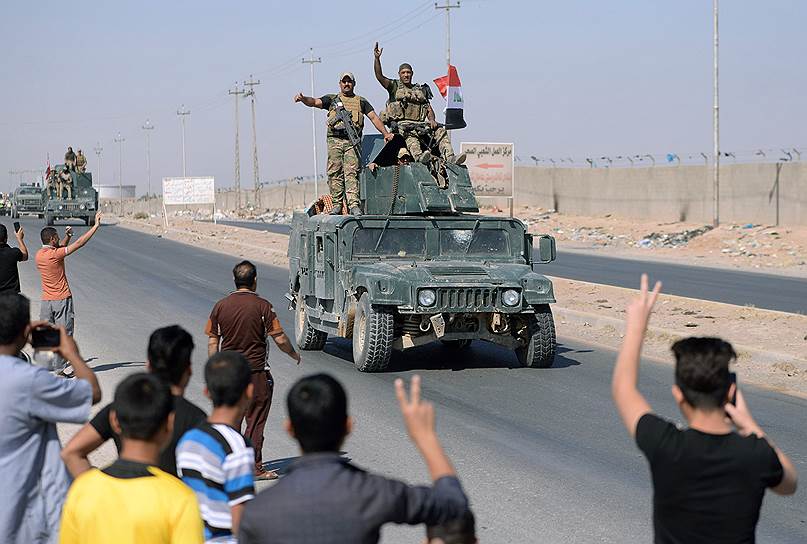 16 октября. Иракская армия взяла под контроль город Киркук, наступление на который началось после референдума о независимости Иракского Курдистана