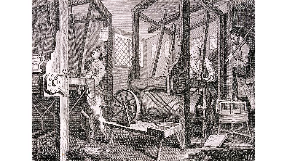В какой-то момент ткацкое производство было одним из символов промышленной революции