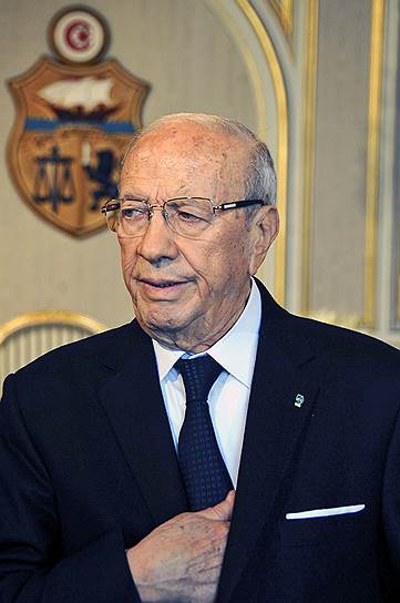 Беджи Каид ас-Себси, 92 года. Вступил в должность президента Туниса 31 декабря 2014 года