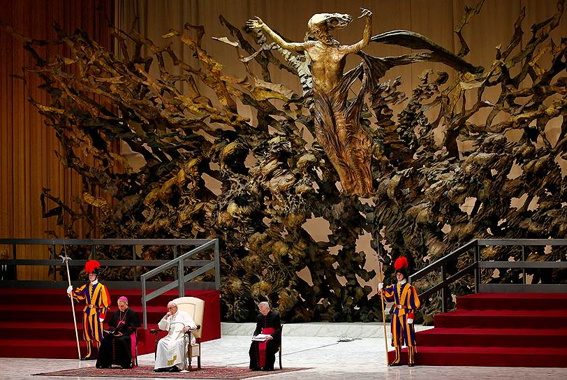 Ватикан. Папа римский Франциск проводит всеобщую аудиенцию