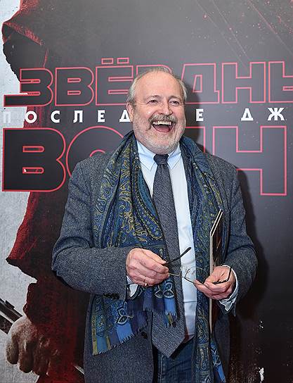 Режиссер Владимир Хотиненко на премьере фильма «Звездные войны: Последние джедаи» в кинотеатре «Каро 11 Октябрь»