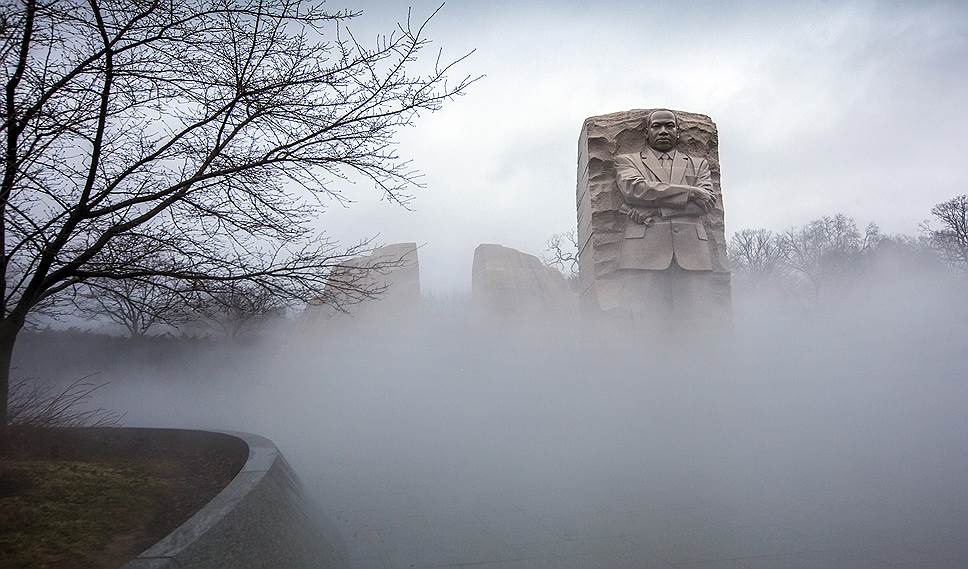Вашингтон, США. Вид на мемориал Мартина Лютера Кинга